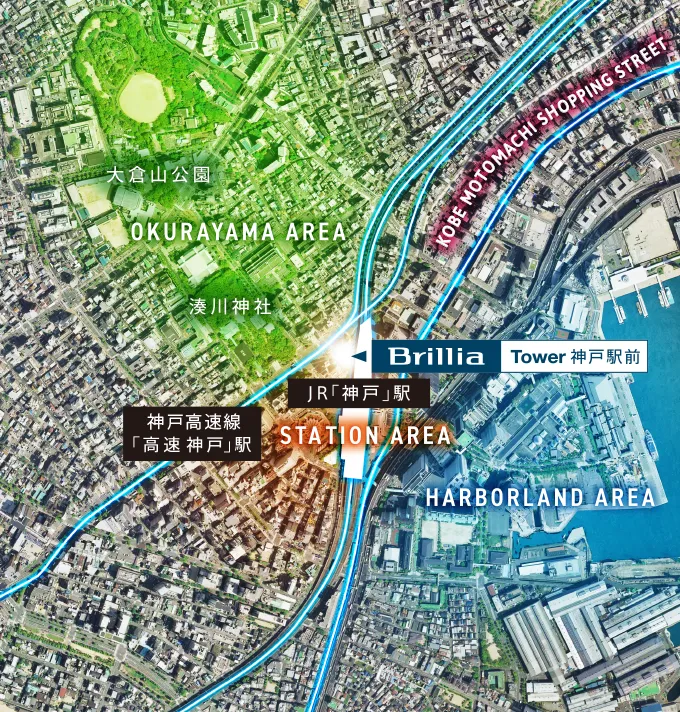 現地周辺エリア概念図※1