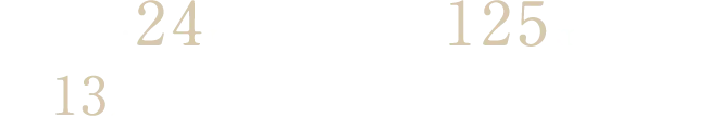 1K・24㎡台～4LDK・124㎡台のプランバリエーション